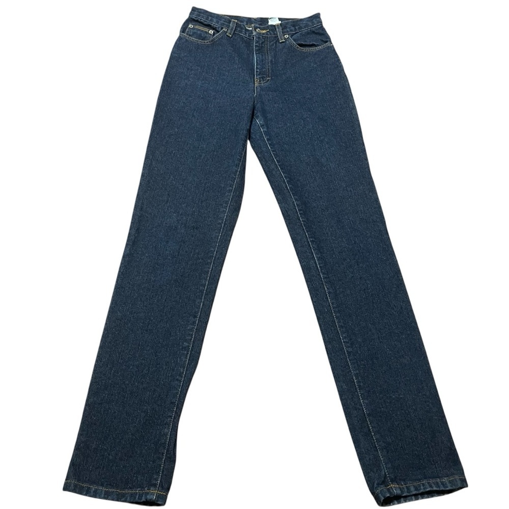 Pristine Vintage 90s Calvin Klein Jeans Slim Straight Leg Dark Wash Size 4 CK